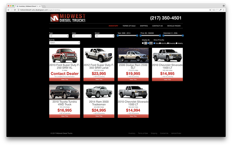 Midwest Diesel Trucks Screenshot